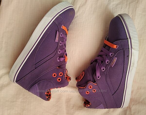 Фиолетовые текстильные ботинки PASTRY - uk 5, usa 7, eur 38