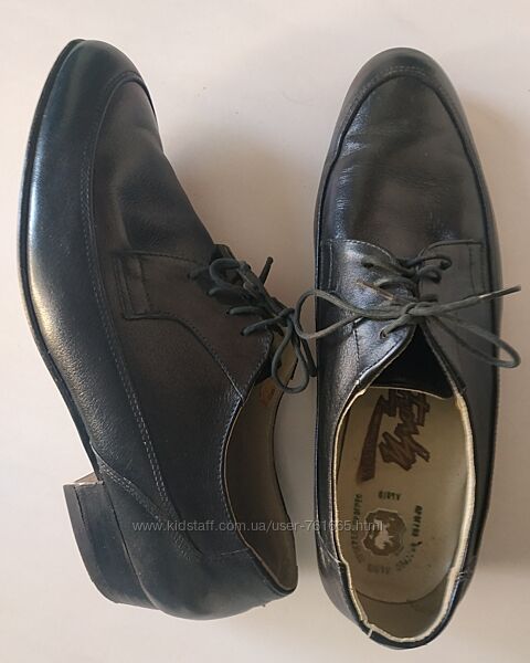 Мужские кожаные туфли, 42 размер, стелька 27,5 см