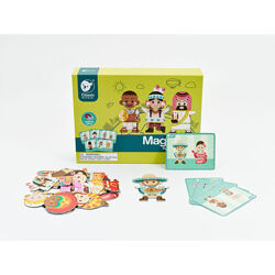 Classic World Магнитные игры Народы мира Животные Еда