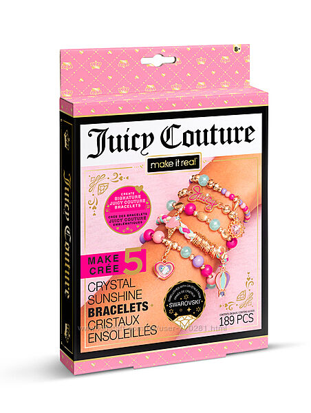 Juicy Couture Мини-наборы для создания браслетов с кристаллами Swarovski