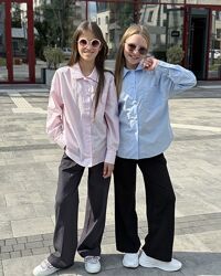 Палаццо чорні, костюмний трикотаж 