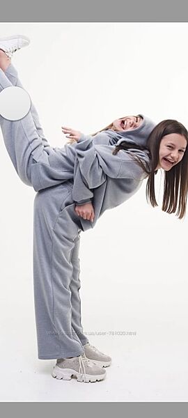 Костюм теплий, палаццо і худі