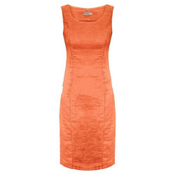 Платье льняное оранжевое 54 размер