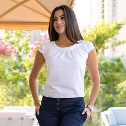 Женская блуза летняя Motylek, 42, 44, 46, 48 р. , 3 цв