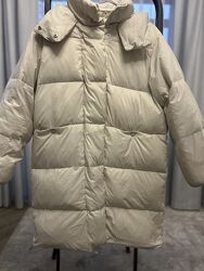 Пуховик Зара з натуральним пухом