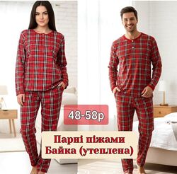 Піжама тепла family look жіноча чоловіча