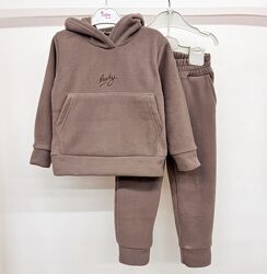 Костюм теплий дитячий флісовий для дівчат хлопчиків