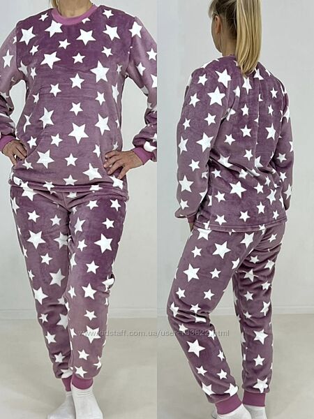 Піжама тепла махрова жіноча 46-60