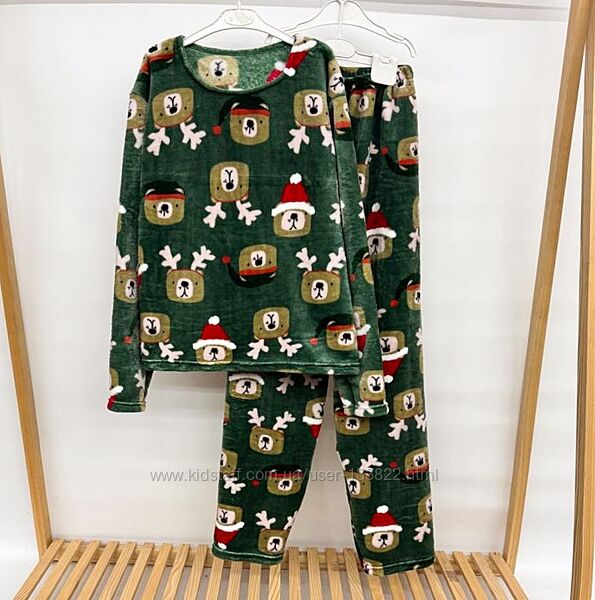 Піжама тепла махрова підліткова 42-48 розміри