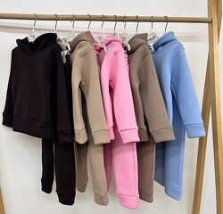 Костюм теплий дитячий на флісі для дівчинки хлопчика