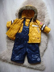 Детский теплый комбинезон и куртка от Mothercare