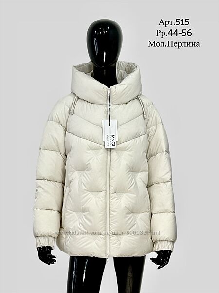 Коротка зимова куртка-пуховик Mangelo, р.44-56