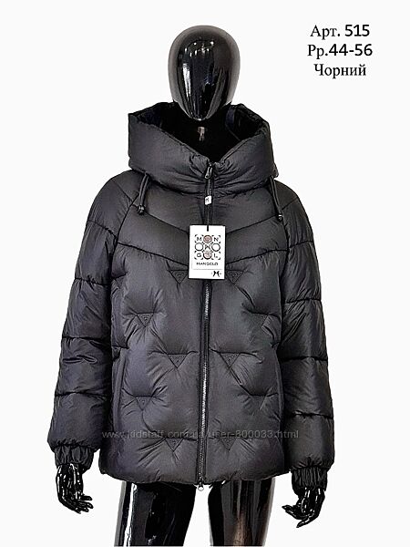 Коротка зимова куртка-пуховик Mangelo, р.44-56