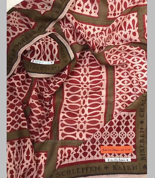 Люксова дизайнерська кашемірова хустка EN SOIE ZURICH 