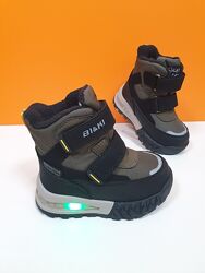 Зимові термо-чоботи BIKI LED-вогні 23-27р A-B01446-D