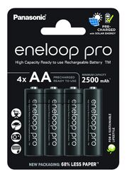 Panasonic Eneloop Pro 2500 mAh - Пальчиковый аккумулятор АА