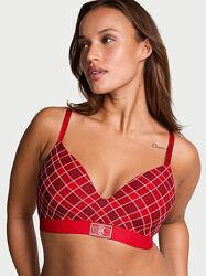 Бюстгалтер Victorias Secret 75A без косточек Shine Patch Bra