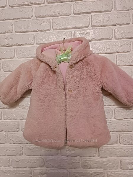Шубка рожева на дівчинку