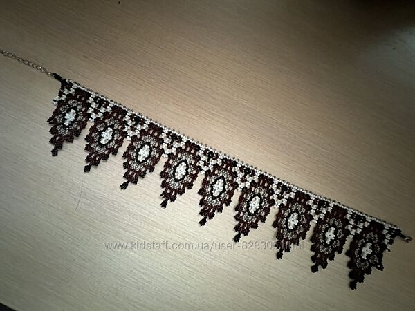 силянка, стрічковий гердан, чокер, прикраса під вишиванку, ручна робота