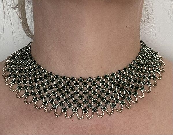 силянка, гердан, чокер, прикраса під вишиванку, ручна робота