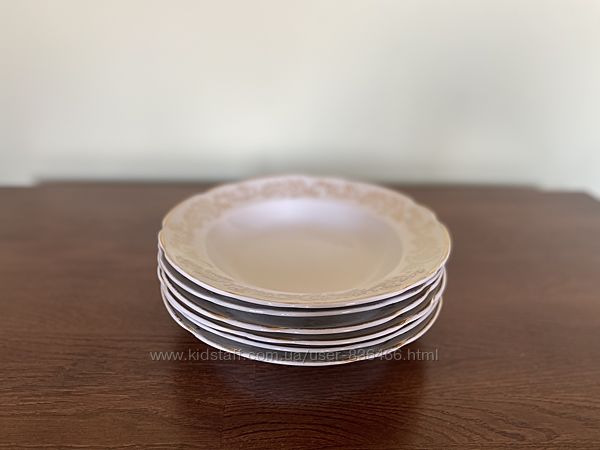 Набор тарелок 6 штук стекло СССР