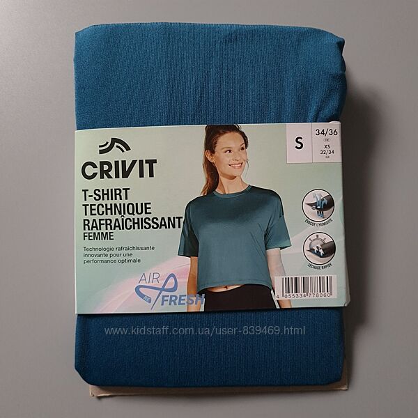 Жіноча спортивна футболка вільного крою Crivit Німеччина, М