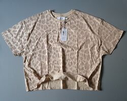 Жіноча бавовняна футболка вільного крою Just Hype UK, 16 наш 50/L