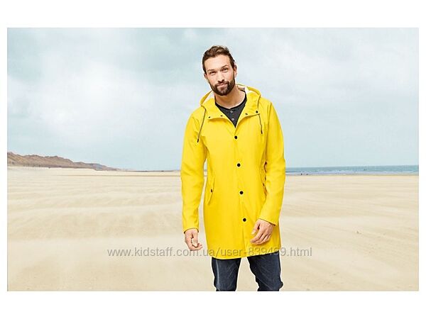 Куртка дощовик чоловіча подовжена Crivit BIONIC-FINISHE CO Німеччина, р. M 