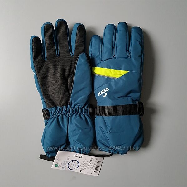 Чоловічі теплі лижні рукавички вітро- водо- захисні Crivit Німеччина, р. 9