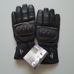 Чоловічі мотоциклетні рукавички з натуральною шкірою Crivit Німеччина, р.10