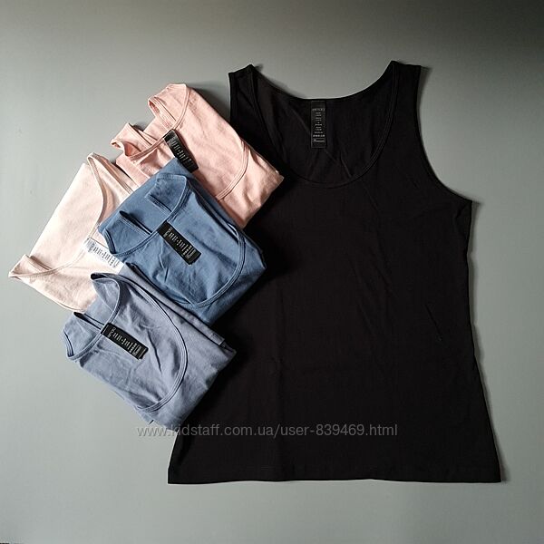 Жіночі бавовняні майки на широких бретелях Esmara Німеччина, р. L