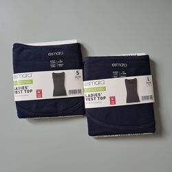 Жіноча бавовняна майка на широких бретелях Esmara Німеччина, S, L