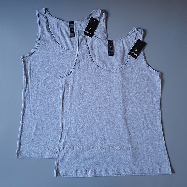 Жіночі бавовняна маєчки на широких бретелях Esmara Німеччина, р. L 