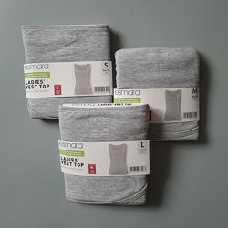 Жіноча бавовняна майка на широких бретелях Esmara Німеччина, S, L