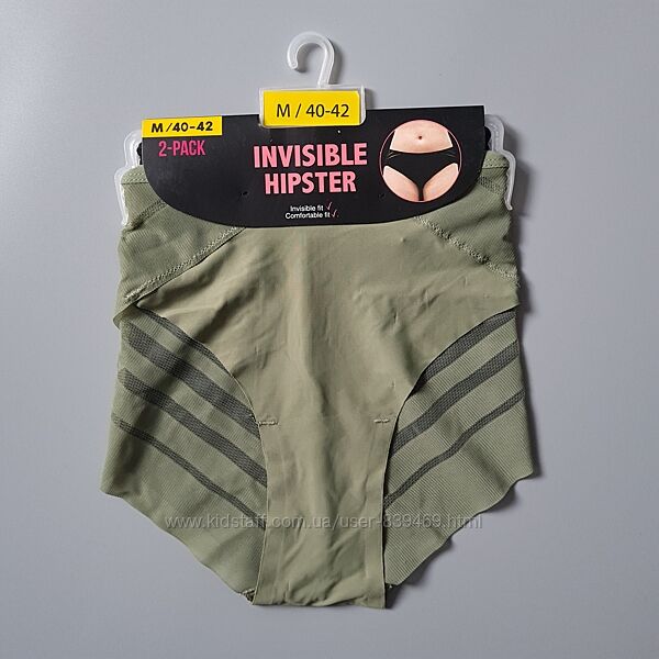 Трусики жіночі набір 2 шт з мереживом Invisible Hipster, M, XL