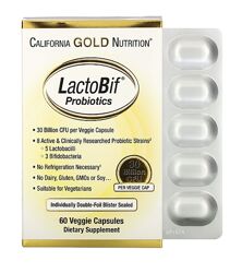 Пробиотики LactoBif 30 млрд. 60 капсул