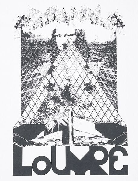 Фірмові футболки Uniqlo  / монохром унісекс / музей Лувр Мона Ліза