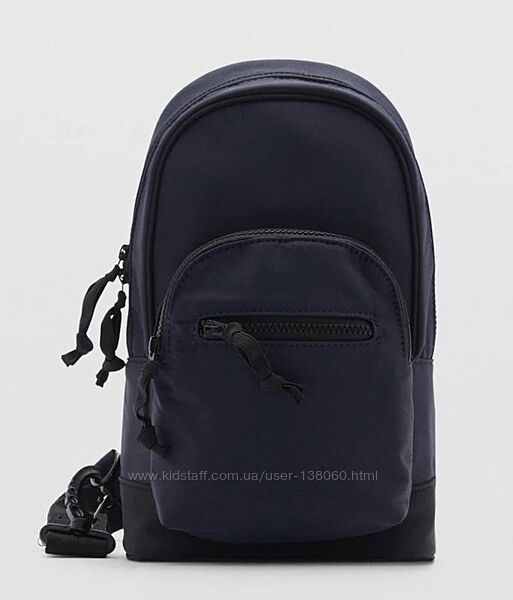 Чоловіча сумка на одне плече манго mng mango / невелика чоловіча сумка 