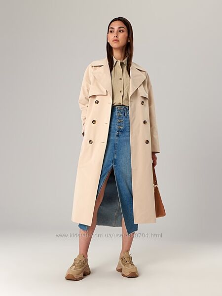 Спідниця міді з розрізом Sinsay