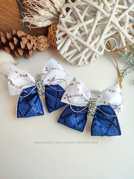 Бантики резинки заколки в школу школьные банты бант школьный шкільні банти
