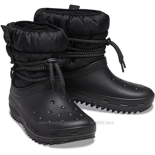 Зимові чоботи Crocs Classic Neo Puff Luxe. Оригінал. Нові. W4 J2. 33/34