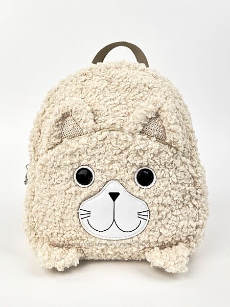 Alba Soboni Дитячі рюкзачки штучне хутро, молочний 