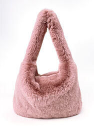 Хутряні жіночі сумки Alba Soboni, чорний, молочний, пудрово-рожевий, сірий