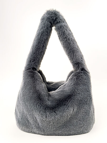 Хутряні жіночі сумки Alba Soboni, чорний, молочний, пудрово-рожевий, сірий