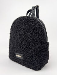Зручний хутряний рюкзак Alba Soboni, чорний