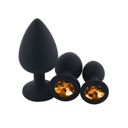 Набір силіконових анальних пробок 