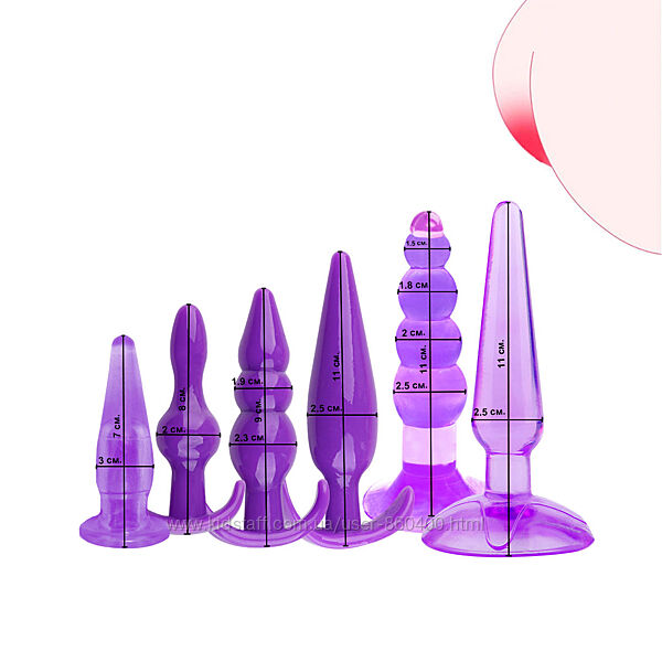 Набір анальних пробок 23573/574