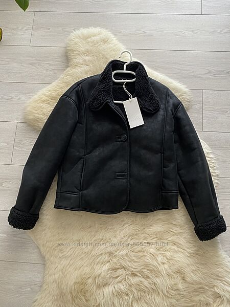 Дублянка дубленка Зара Zara оригінал 