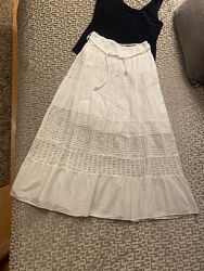 Спідниця біла максі розмір S/M