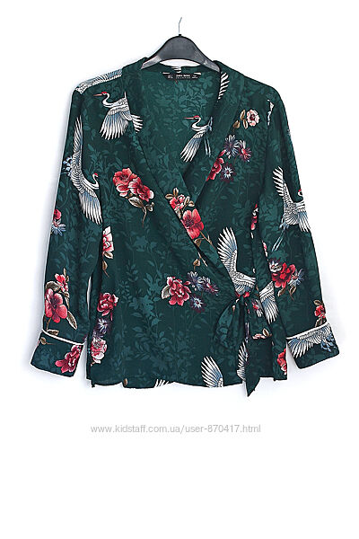 шикарна блуза на запах Zara